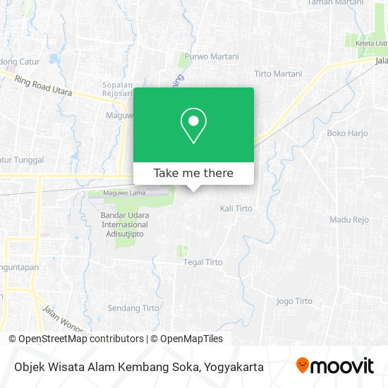 Objek Wisata Alam Kembang Soka map