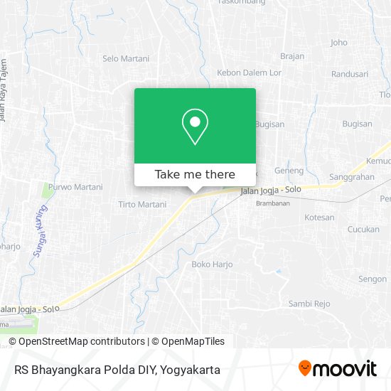 RS Bhayangkara Polda DIY map