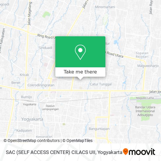 SAC (SELF ACCESS CENTER) CILACS UII map
