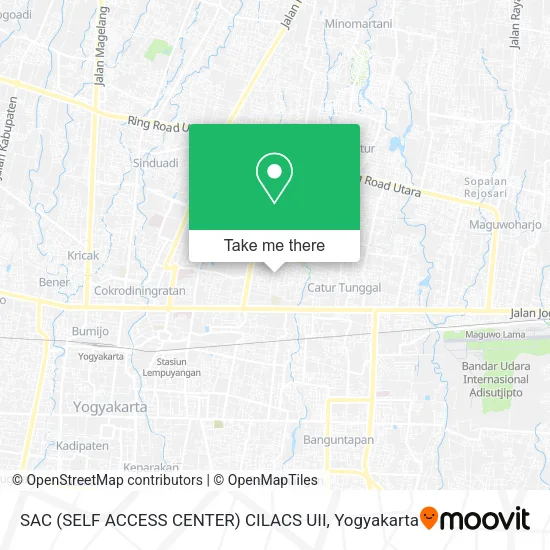 SAC (SELF ACCESS CENTER) CILACS UII map