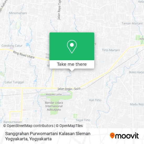 Sanggrahan Purwomartani Kalasan Sleman Yogyakarta map