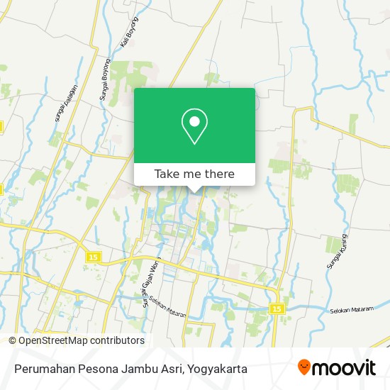 Perumahan Pesona Jambu Asri map