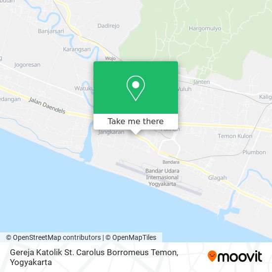 Gereja Katolik St. Carolus Borromeus Temon map