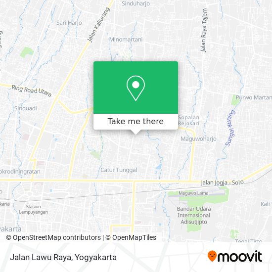 Jalan Lawu Raya map