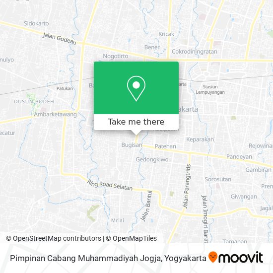 Pimpinan Cabang Muhammadiyah Jogja map