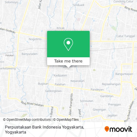 Perpustakaan Bank Indonesia Yogyakarta map