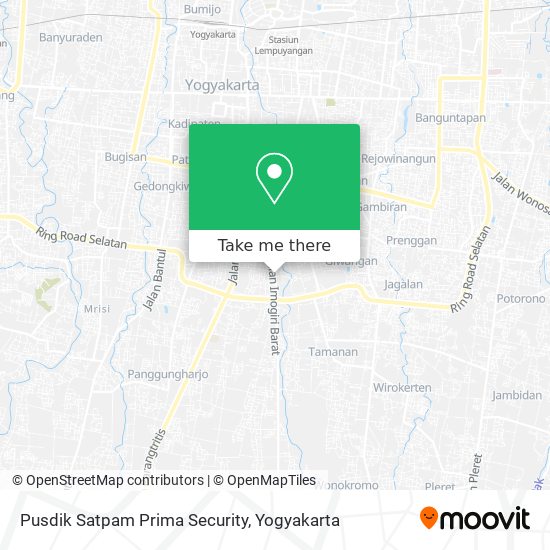 Pusdik Satpam Prima Security map