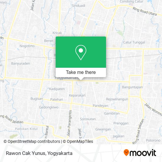 Rawon Cak Yunus map