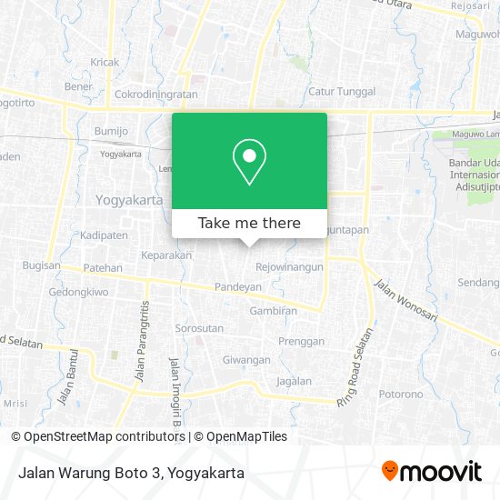 Jalan Warung Boto 3 map