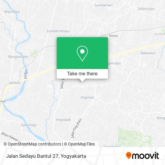 Jalan Sedayu Bantul 27 map