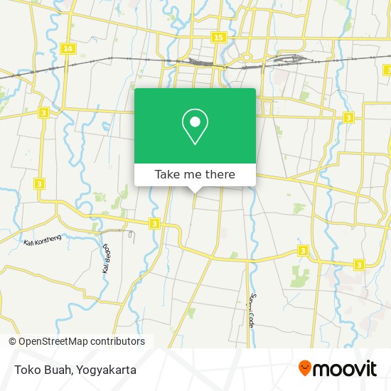 Toko Buah map