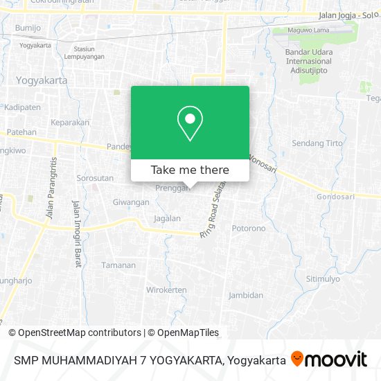 SMP MUHAMMADIYAH 7 YOGYAKARTA map