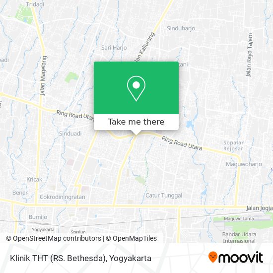 Klinik THT (RS. Bethesda) map