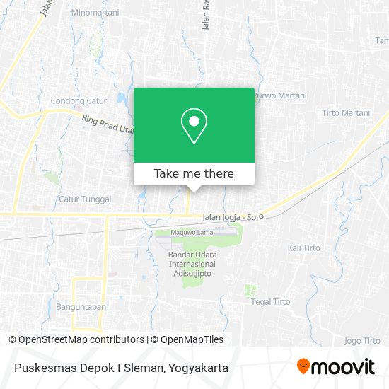 Puskesmas Depok I Sleman map