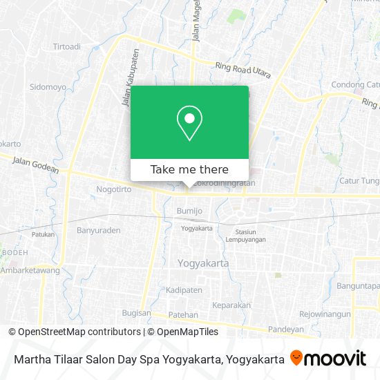 Martha Tilaar Salon Day Spa Yogyakarta map