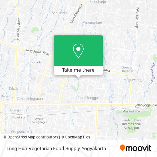 'Lung Hua' Vegetarian Food Supply map
