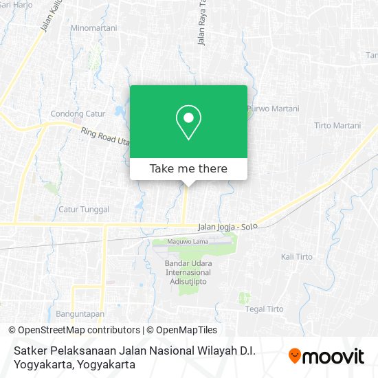 Satker Pelaksanaan Jalan Nasional Wilayah D.I. Yogyakarta map