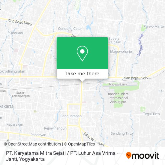 PT. Karyatama Mitra Sejati / PT. Luhur Asa Vrima - Janti map