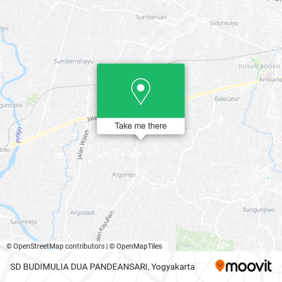 SD BUDIMULIA DUA PANDEANSARI map