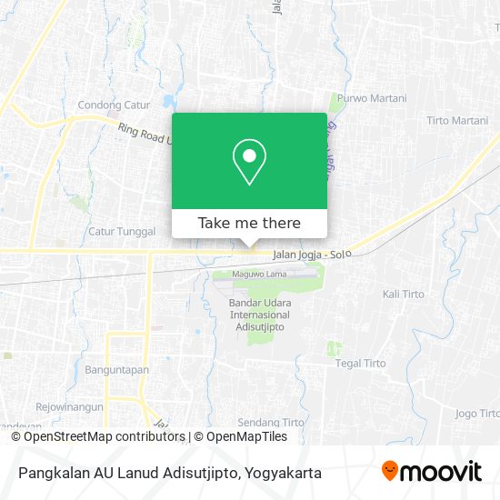 Pangkalan AU Lanud Adisutjipto map