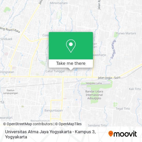 Universitas Atma Jaya Yogyakarta - Kampus 3 map