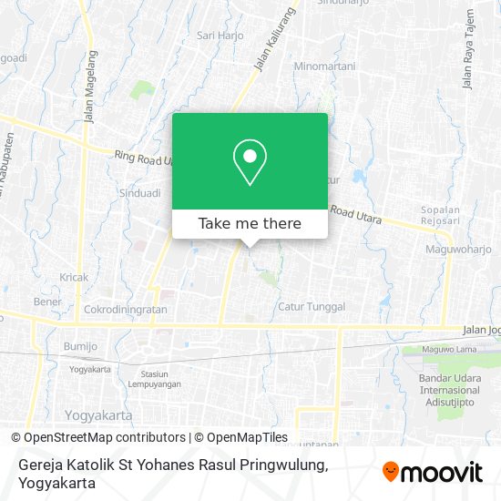 Gereja Katolik St Yohanes Rasul Pringwulung map