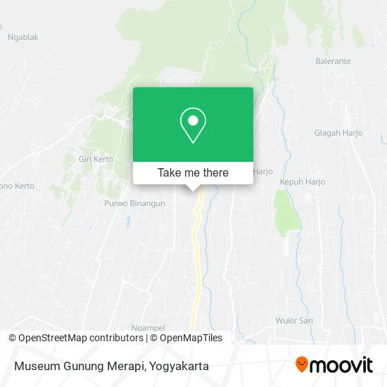 Museum Gunung Merapi map