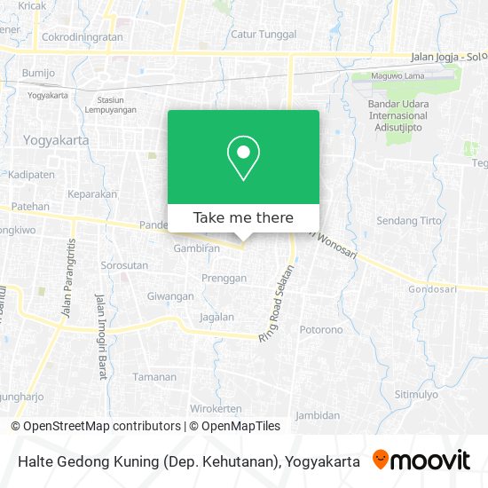 Halte Gedong Kuning (Dep. Kehutanan) map