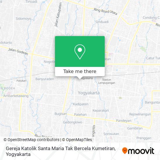Gereja Katolik Santa Maria Tak Bercela Kumetiran map