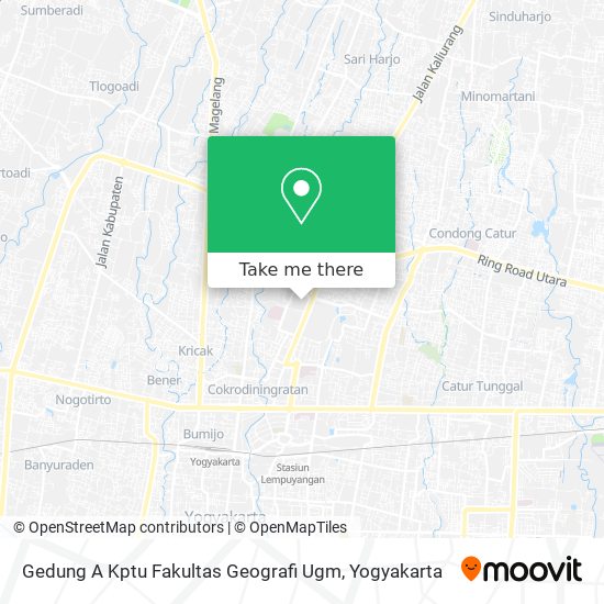 Gedung A Kptu Fakultas Geografi Ugm map