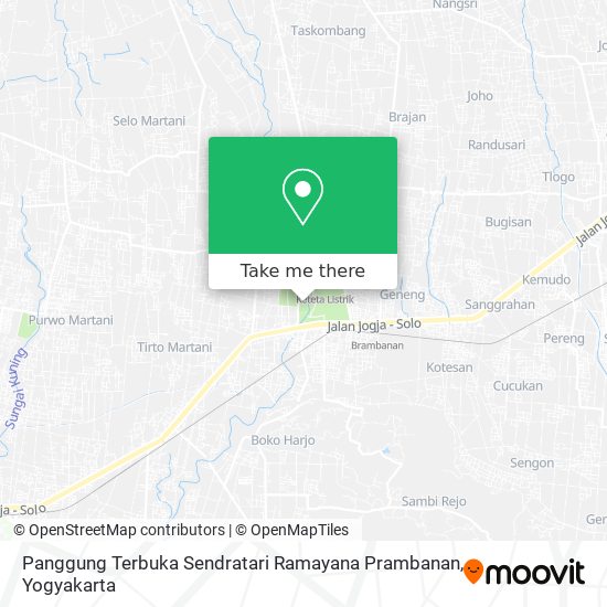 Panggung Terbuka Sendratari Ramayana Prambanan map