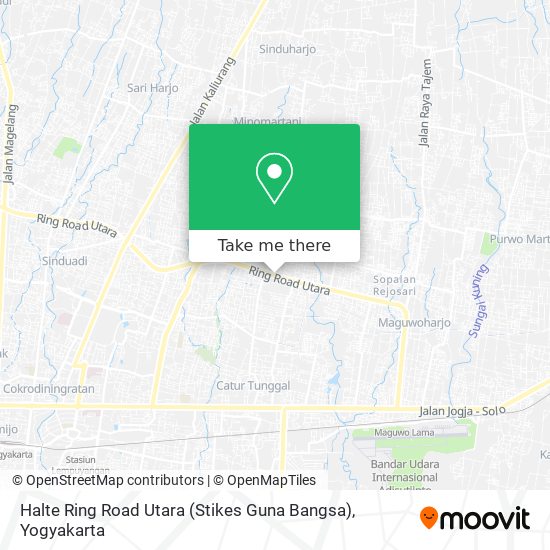 Halte Ring Road Utara (Stikes Guna Bangsa) map