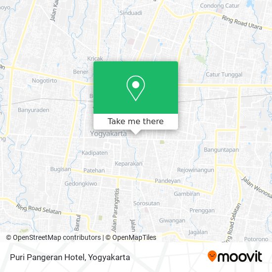 Puri Pangeran Hotel map