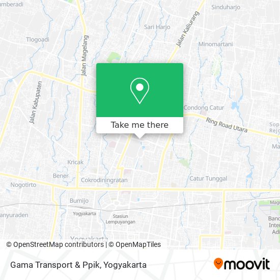 Gama Transport & Ppik map
