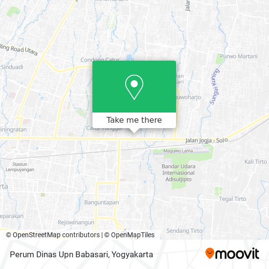 Perum Dinas Upn Babasari map