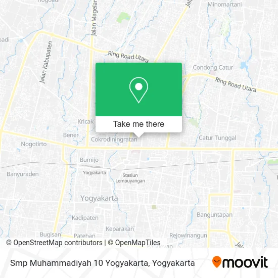 Smp Muhammadiyah 10 Yogyakarta map