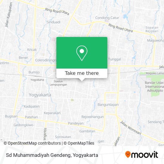 Sd Muhammadiyah Gendeng map