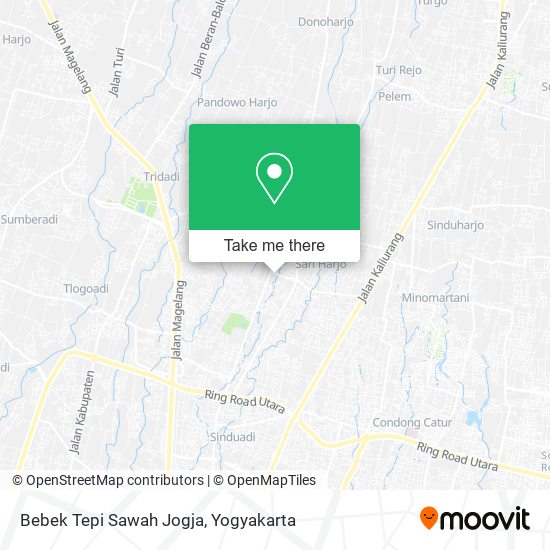 Bebek Tepi Sawah Jogja map