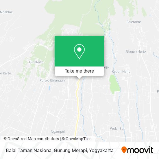 Balai Taman Nasional Gunung Merapi map