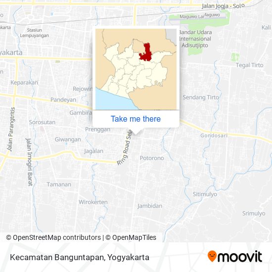 Kecamatan Banguntapan map