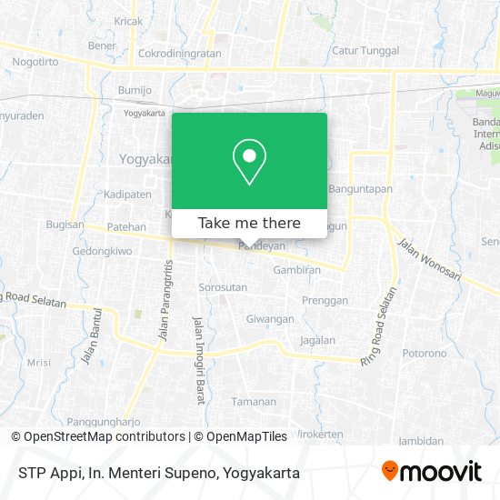 STP Appi, In. Menteri Supeno map