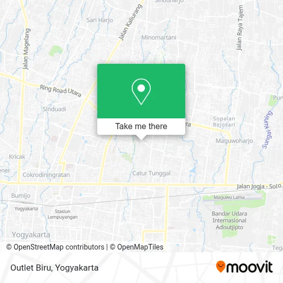 Outlet Biru map