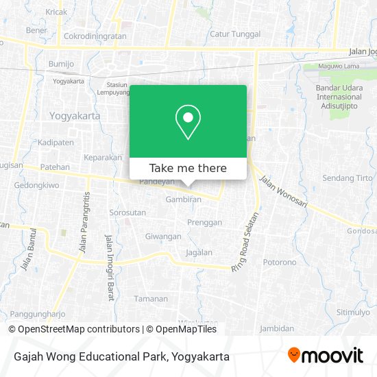 Gajah Wong Educational Park map