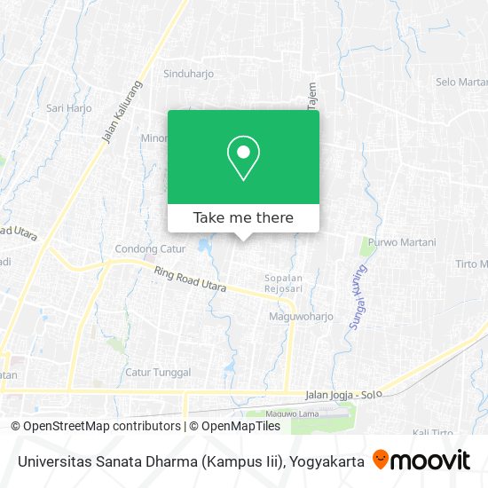 Universitas Sanata Dharma (Kampus Iii) map