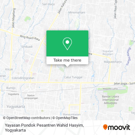 Yayasan Pondok Pesantren Wahid Hasyim map