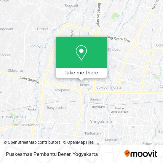 Puskesmas Pembantu Bener map