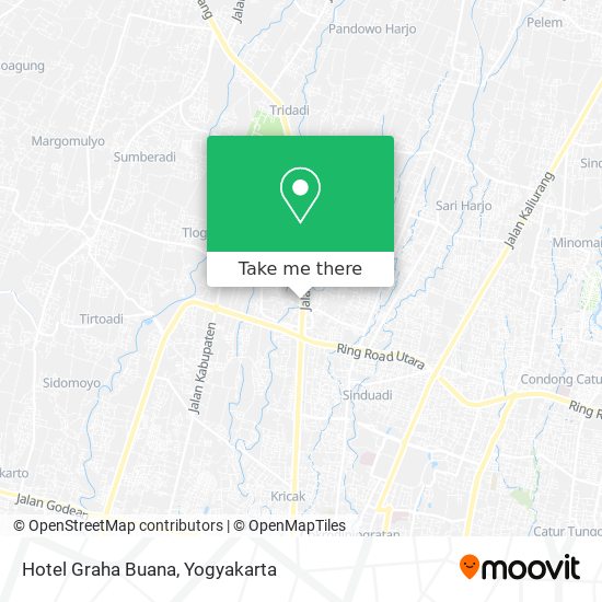 Hotel Graha Buana map