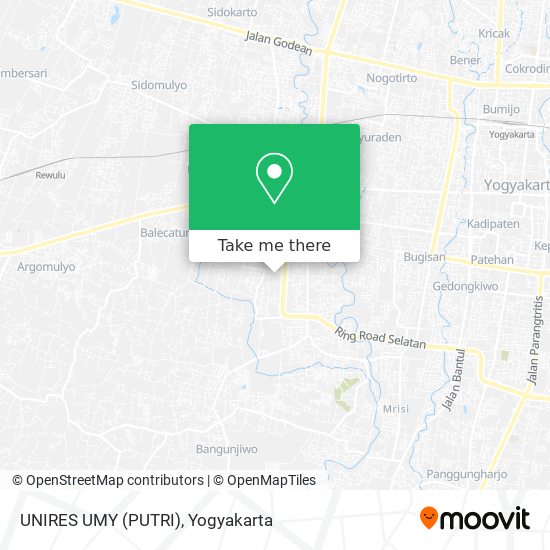 UNIRES UMY (PUTRI) map