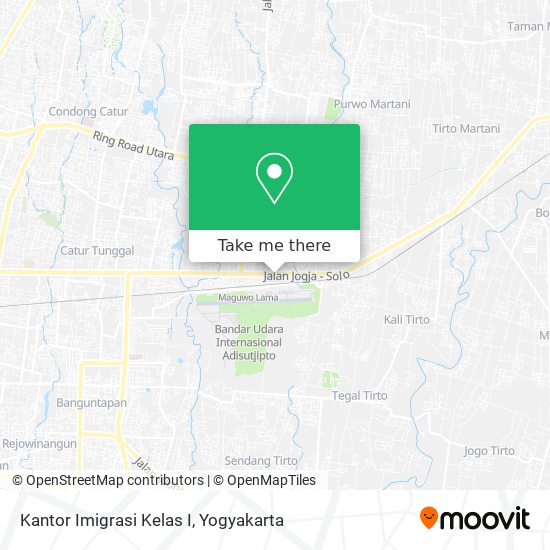 Kantor Imigrasi Kelas I map