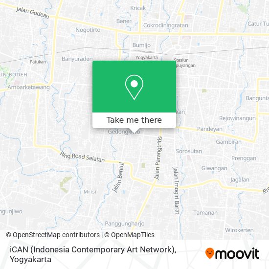 iCAN (Indonesia Contemporary Art Network) map